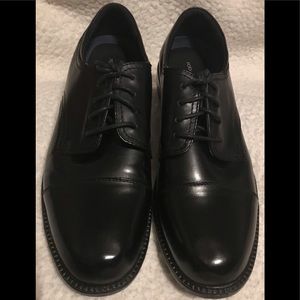 Robert David Men’s Black Lace Up Dress Shoes in Original Box - 12EEE (Wide)